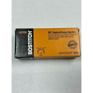 Bostitch B8 PowerCrown‎ Premium Staples 1/4" Leg Length 5000/Box STCRP211514